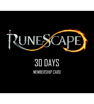 RuneScape 30-Day Prepaid Time Game Card Key GLOBAL